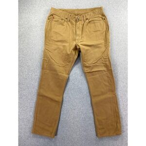 Polo Ralph Lauren Pants Mens 34x30 Brown Cotton Chino (Fits 32x29) Preppy School